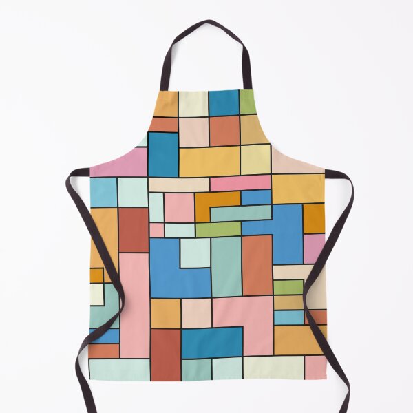 Item preview, "Block Clod", Geometric Vintage Multicolour Colour Painting designed and sold by Moyanana.