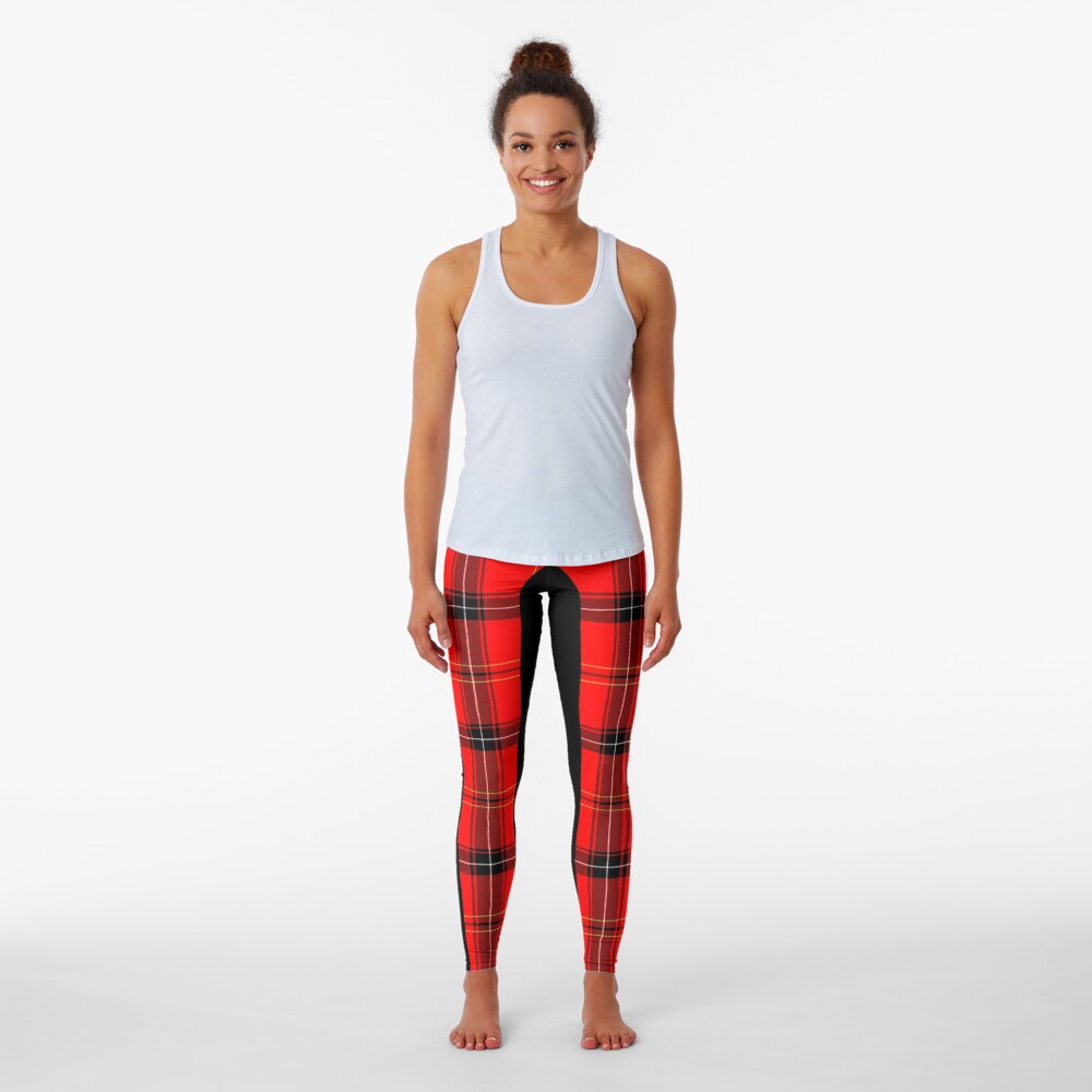 Tartan Trews Side Stripe Leggings | Leggings