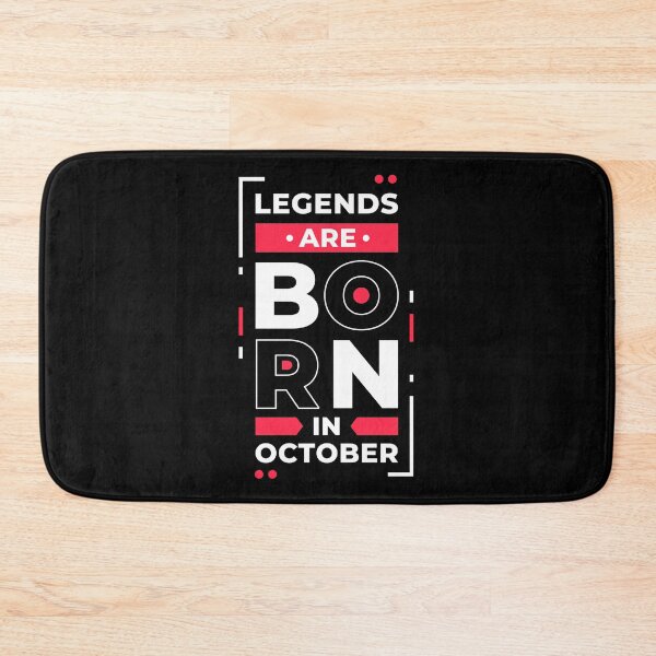 Item preview, Legends Are Born in October designed and sold by Dewirumbaina.