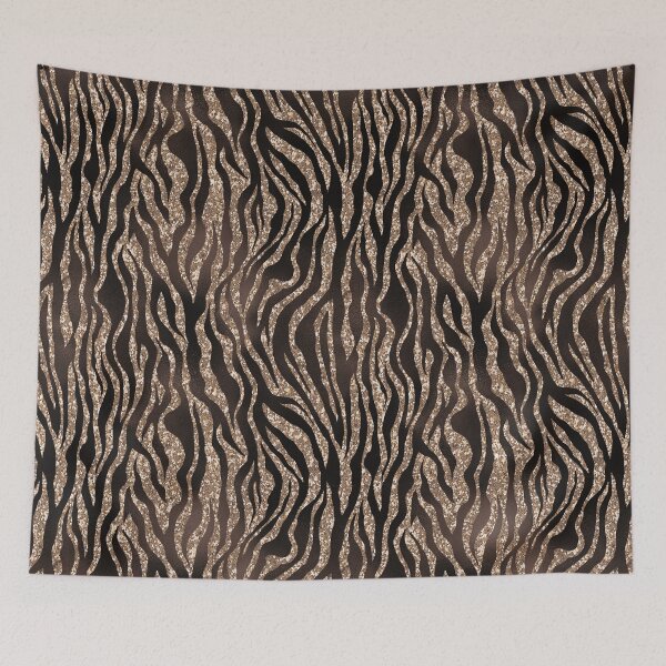 Item preview, Zebra Safari Glitter Effect Pattern designed and sold by WOW TeesAndThings.