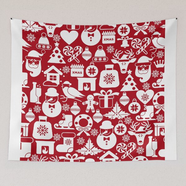 Item preview, Christmas Red Pattern designed and sold by yacine12353.