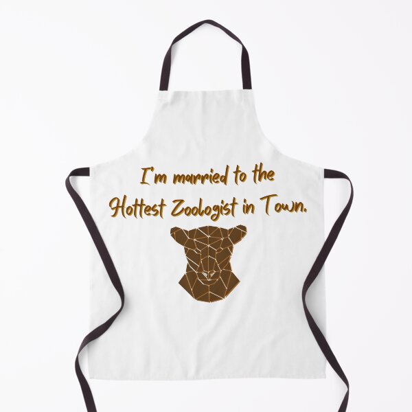 Item preview, I'm married to the hottest zoologist in Town - bronze tiger hot wife hottest wifey gift zoology biology humor funny animal safari zoo lion bronze gold designed and sold by CJCTEES.