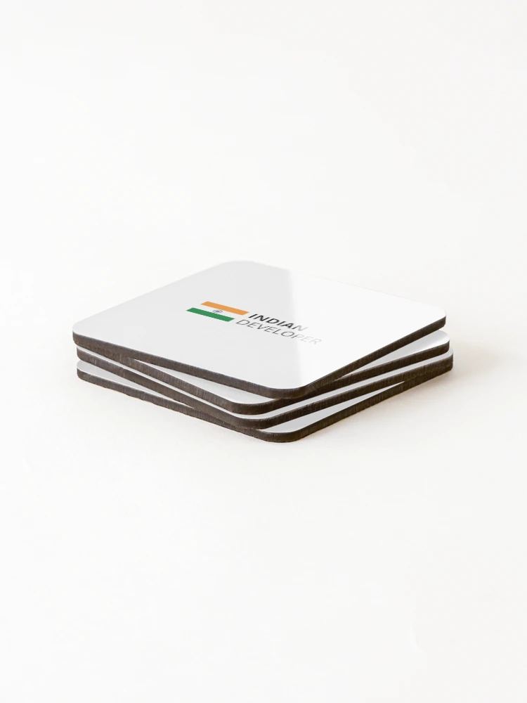 Thumbnail 4 of 5, Coasters (Set of 4), Indian Developer designed and sold by Code Wear.