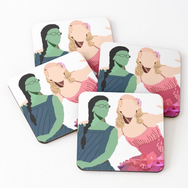 Item preview, Elphaba and Glinda "Wicked"  designed and sold by rosesbwayshop.