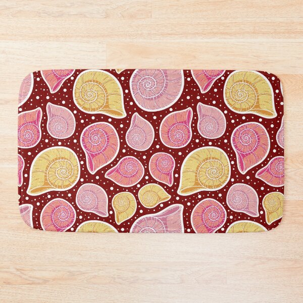 Item preview, Beautiful Line Art Seashells Seamless Surface Pattern Design designed and sold by ZaryaKiqo.