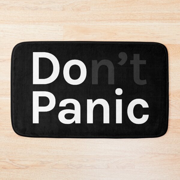 Item preview, Do Panic or Don't Panic designed and sold by D-Spot Shop.