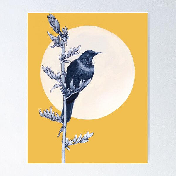 Vista previa del artículo con la obra «Tui!», diseñado y vendido por ArtByLindewieke.