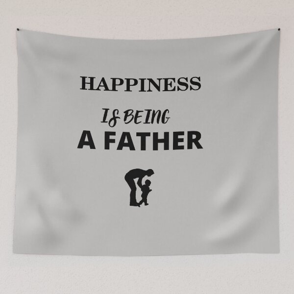 Item preview, Happiness is being a Father designed and sold by Millenial Designs.