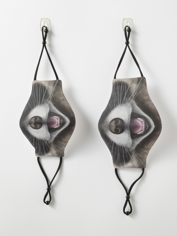 Alternate view of Raccoon Face Mask