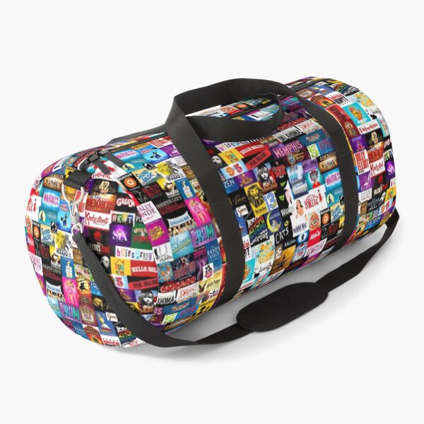 Broadway Show Logo Collage Duffle Bag