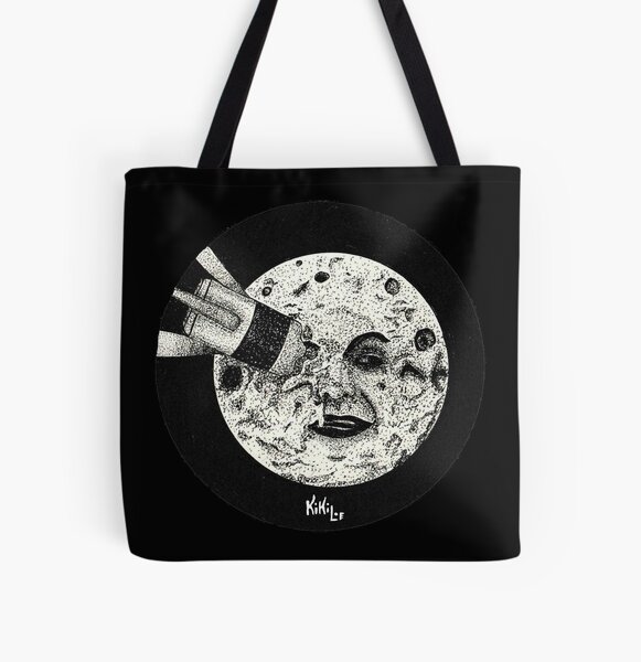 Viaje a la luna Bolsa estampada de tela