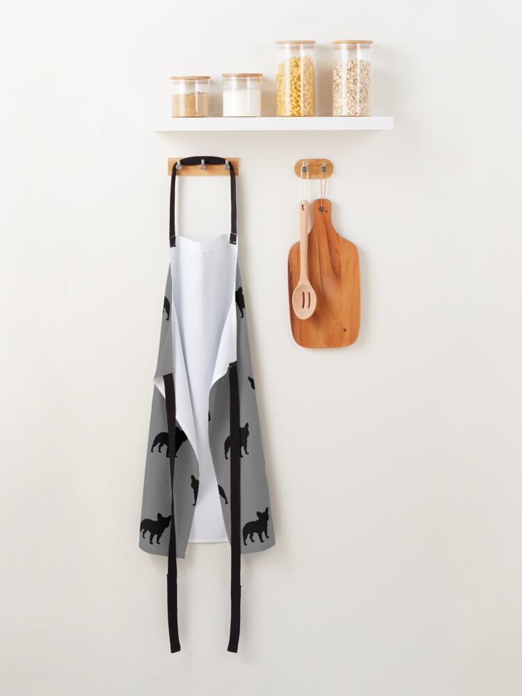 Alternate view of French Bulldog Silhouette(s) Apron