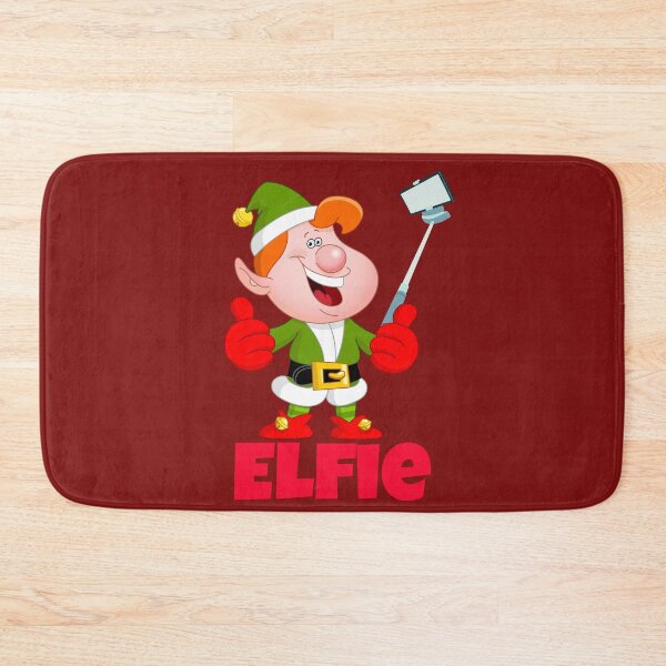 Item preview, Jolly Elf Takes An Elfie For The Holidays designed and sold by walkingrock.