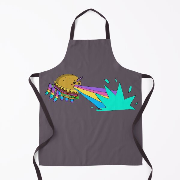 Item preview, Unicorn Burger Shooting Rainbow Rays Through Its Mouth designed and sold by Chubuter.