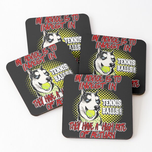 Item preview, Funny Trader Tennisball High Return with Dog designed and sold by sunnym79.