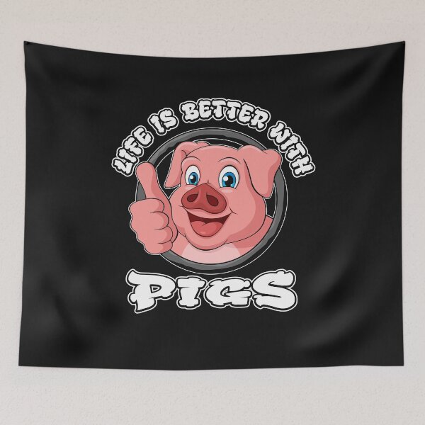 Item preview, Life is Better With Pigs designed and sold by sunnym79.
