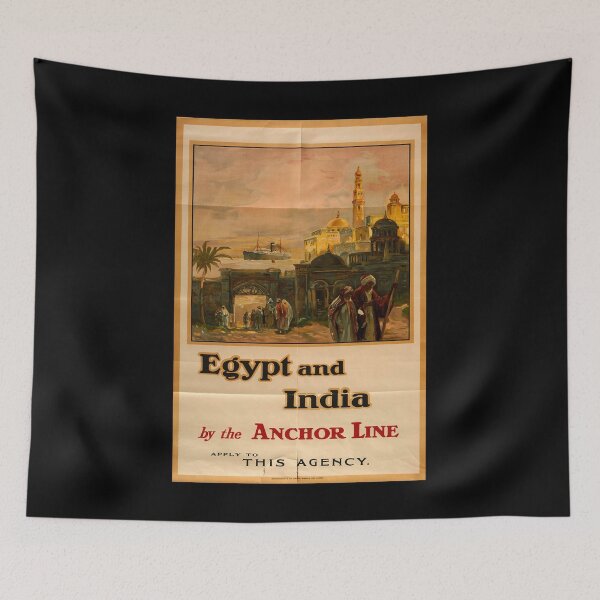 Item preview, retro Egypt and India designed and sold by CorasPosters.