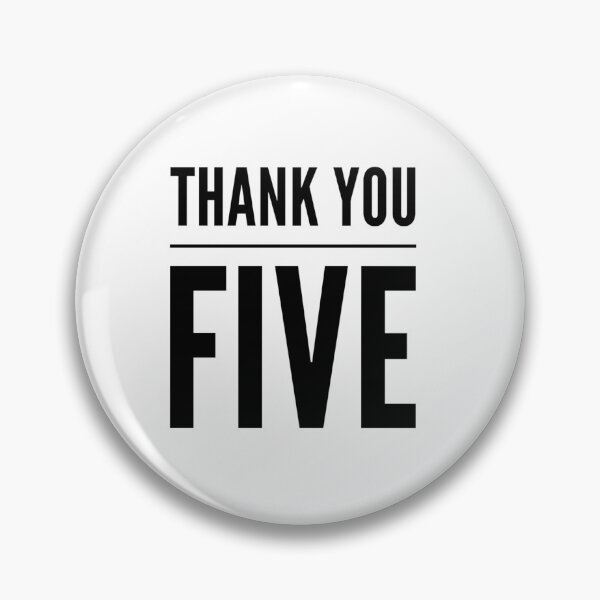 Item preview, "Thank You, Five" designed and sold by BroadwayDesignz.