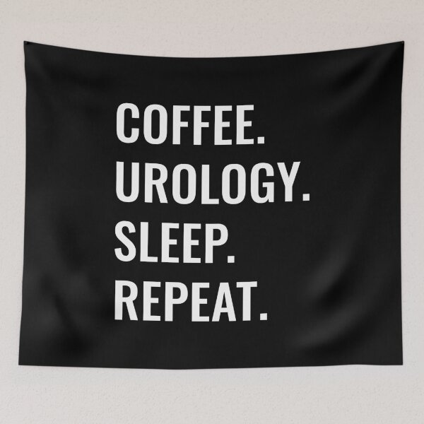 Item preview, Coffee Urology Sleep Repeat designed and sold by manishfzr1995.
