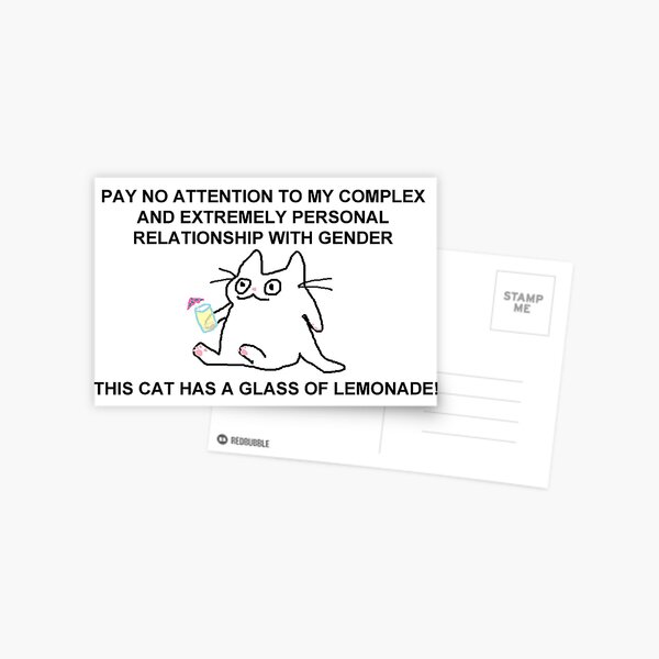 gender lemonade Postcard