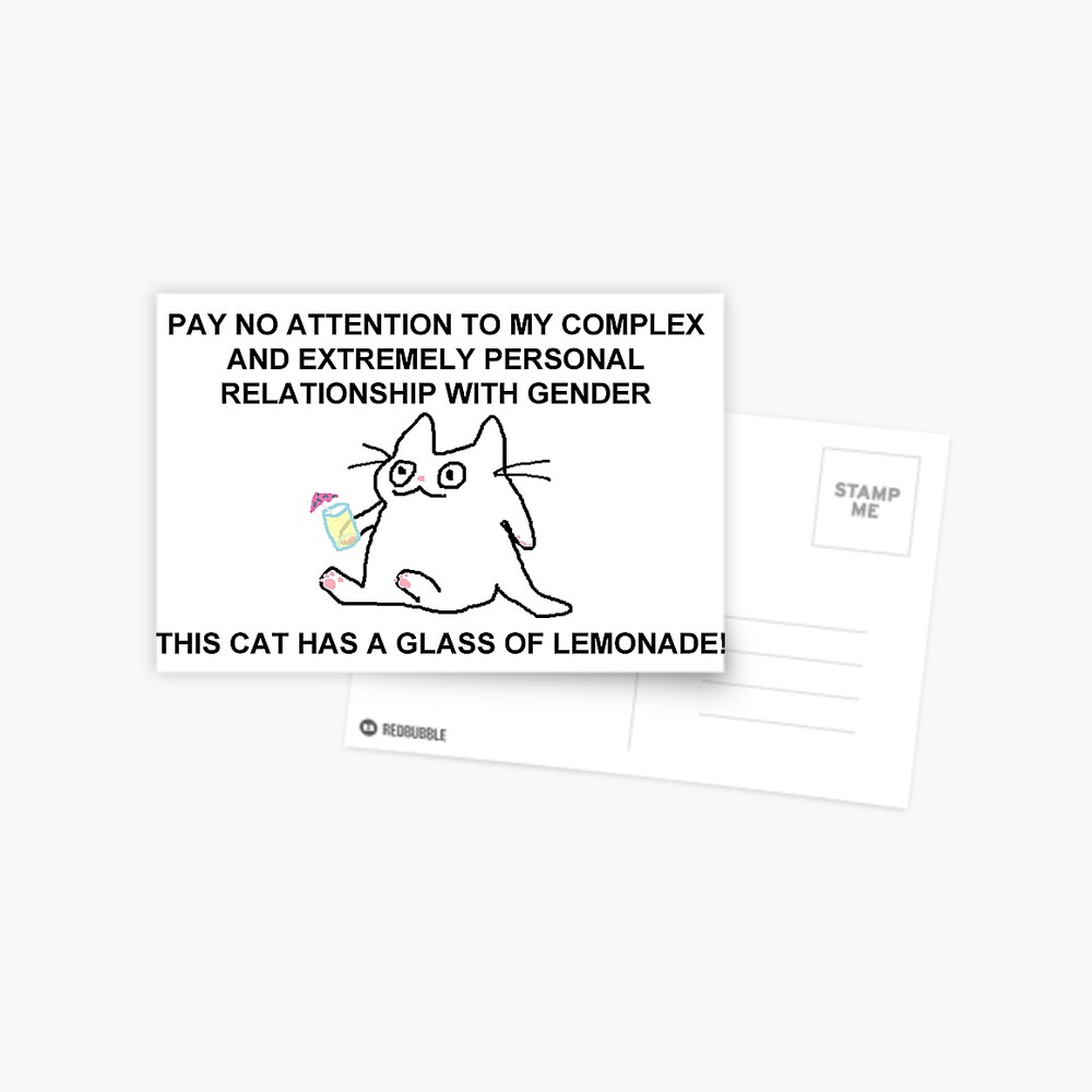 Carte postale « limonade de genre»