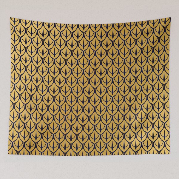 Item preview, Art Deco Dragon Scales - Blue and Gold Scales designed and sold by ajoymoon.
