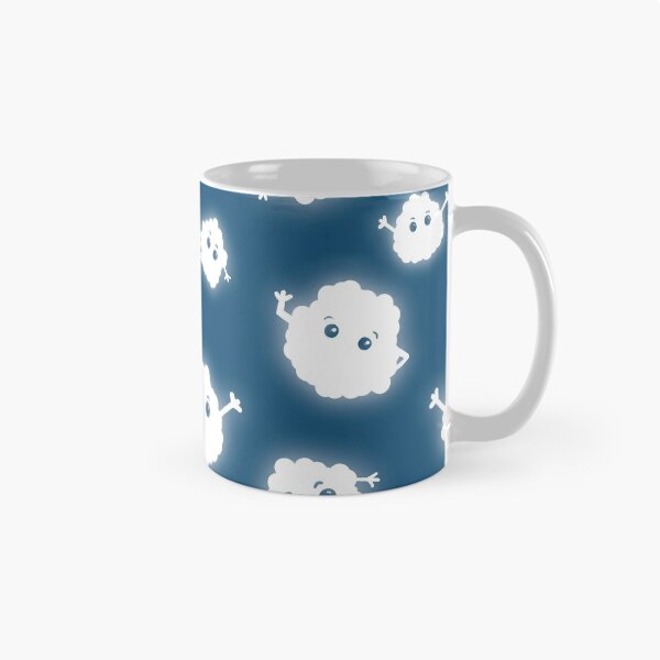 Item preview, fluffy happy cloud pattern designed and sold by Sara Frane.