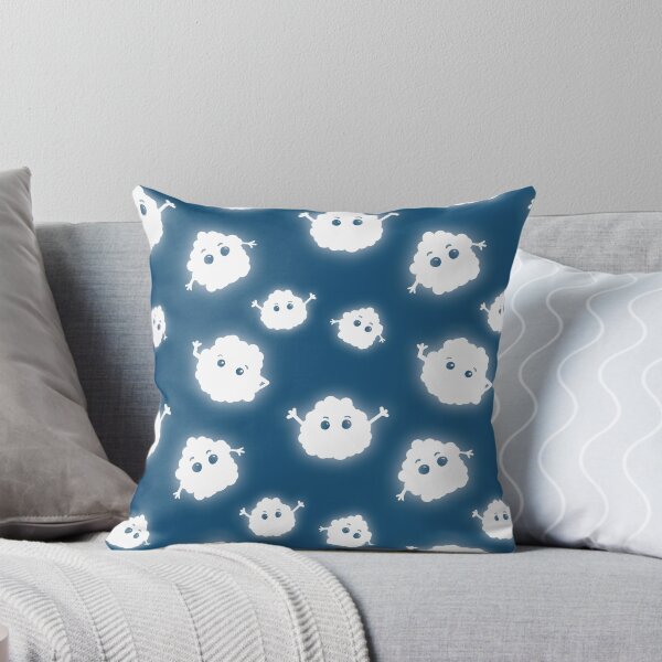 Item preview, fluffy happy cloud pattern designed and sold by Sara Frane.
