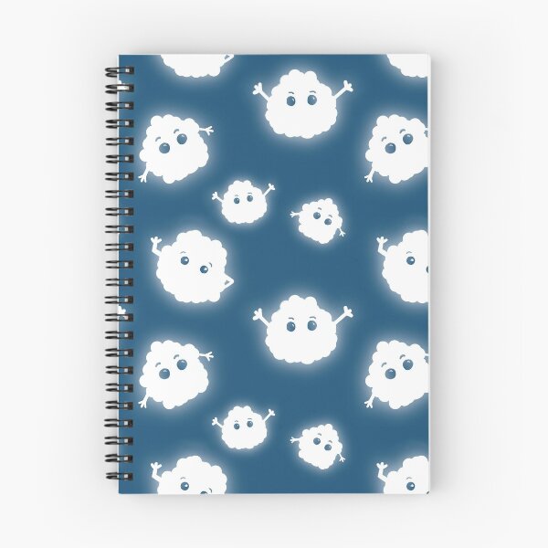 Item preview, fluffy happy cloud pattern designed and sold by Sara Frane.