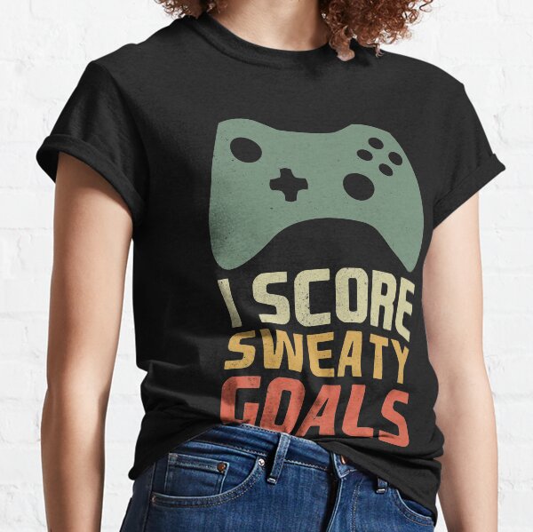 FIFA 21 Vintage I score sweaty goals Typcal Gamer Classic T-Shirt