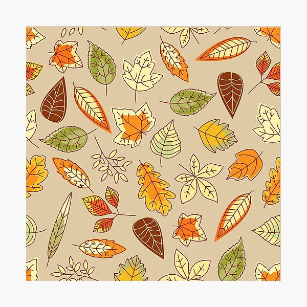 Item preview, Autumn Mood Pattern designed and sold by FitFabFunny.