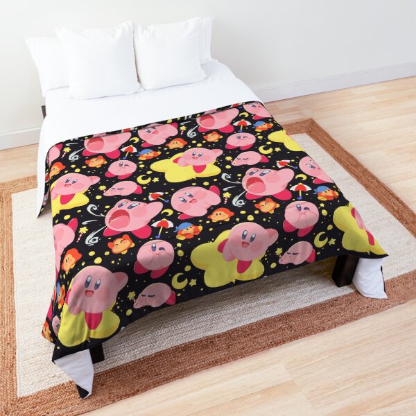 Motif Kirby Couvre-lit