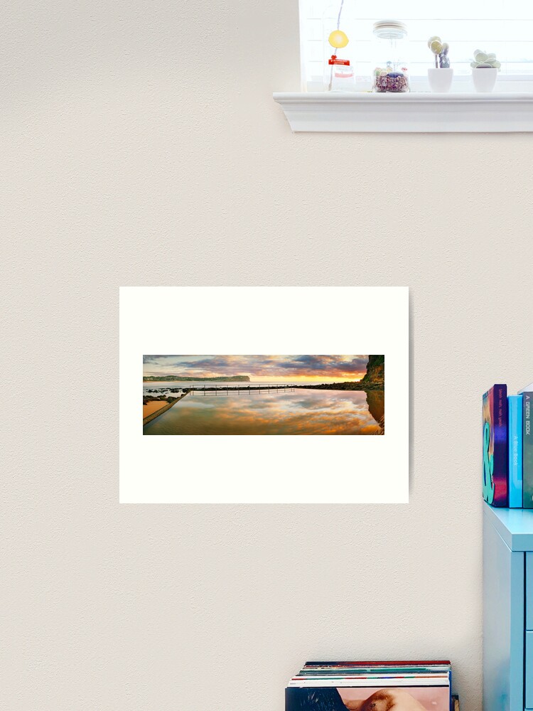 Thumbnail 2 of 3, Art Print, MacMasters Beach Sea Pool, New South Wales, Australia designed and sold by Chockstone.