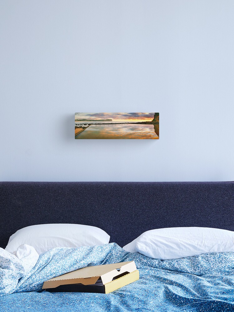 Thumbnail 2 of 3, Canvas Print, MacMasters Beach Sea Pool, New South Wales, Australia designed and sold by Chockstone.