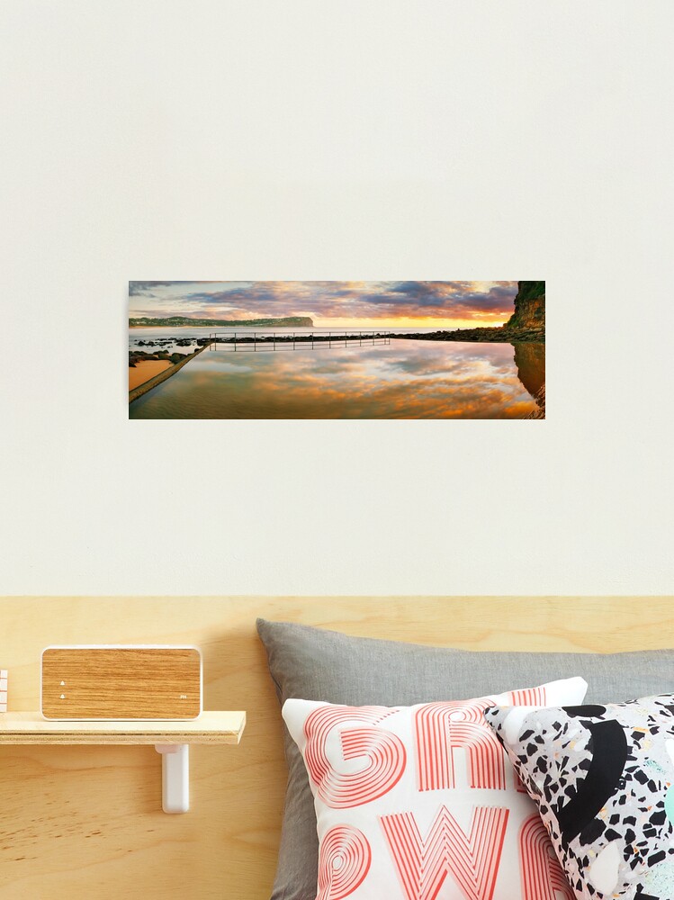 Thumbnail 2 of 3, Photographic Print, MacMasters Beach Sea Pool, New South Wales, Australia designed and sold by Chockstone.