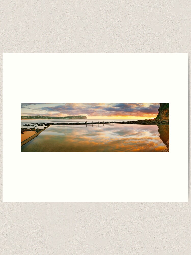 Thumbnail 1 of 3, Art Print, MacMasters Beach Sea Pool, New South Wales, Australia designed and sold by Chockstone.