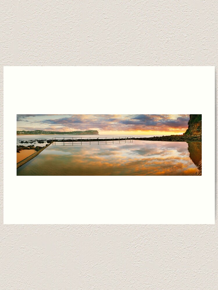 Thumbnail 1 of 3, Art Print, MacMasters Beach Sea Pool, New South Wales, Australia designed and sold by Chockstone.