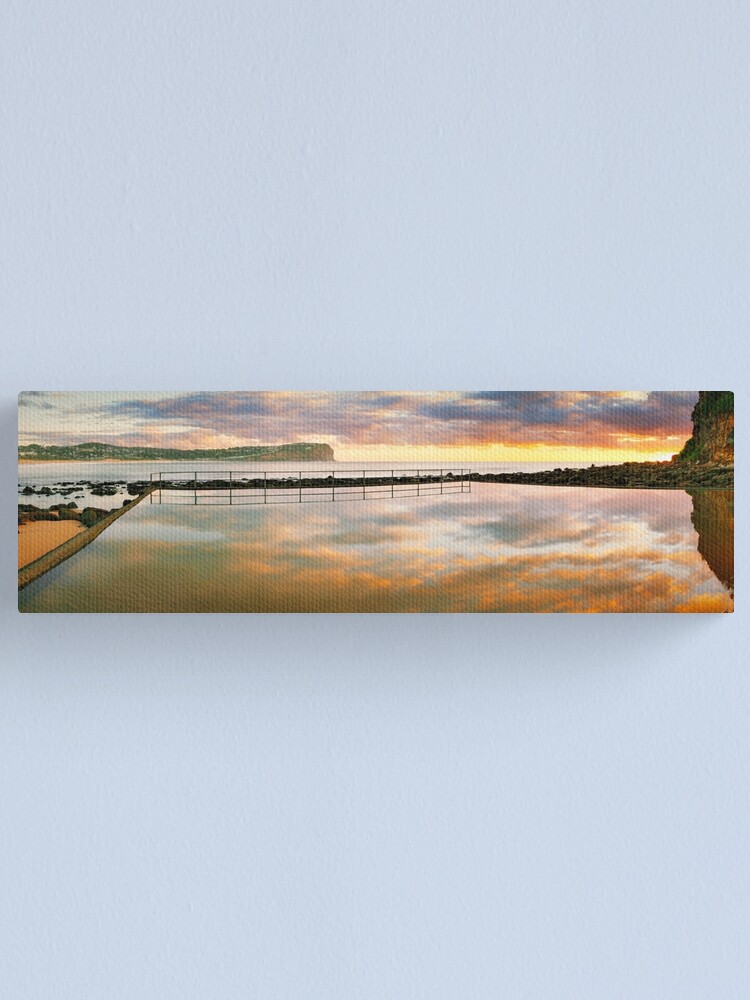 Thumbnail 1 of 3, Canvas Print, MacMasters Beach Sea Pool, New South Wales, Australia designed and sold by Chockstone.