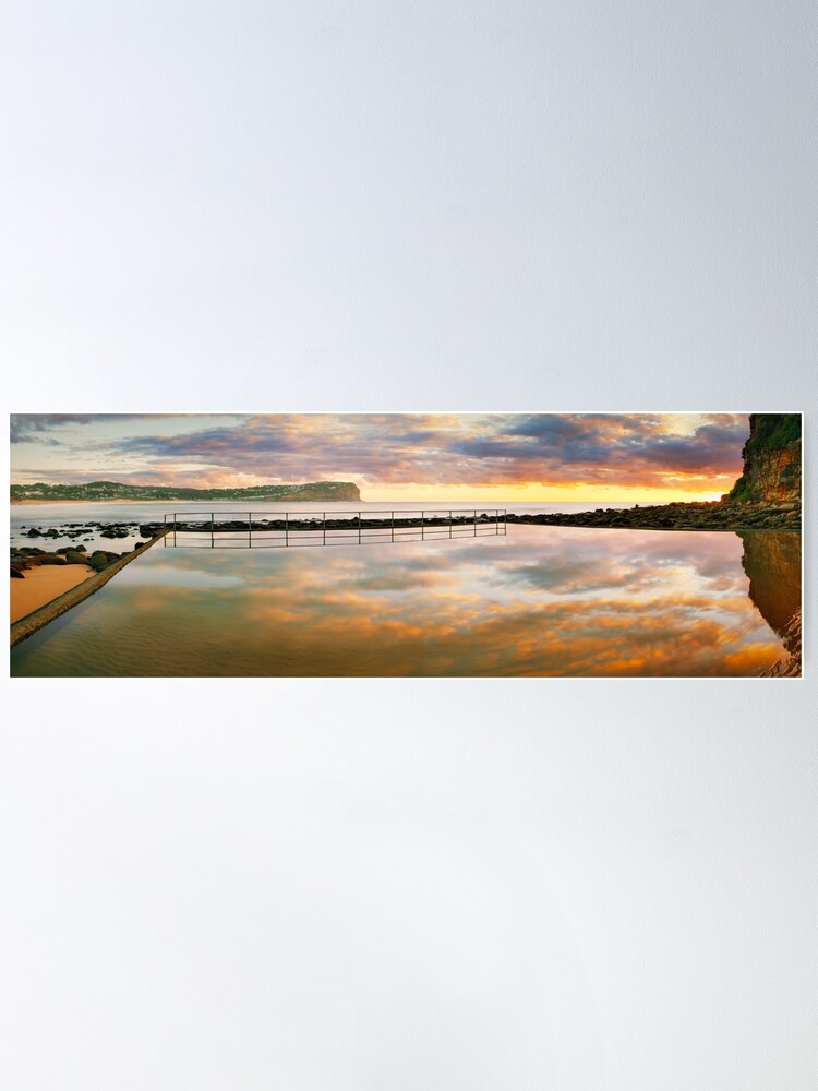 Thumbnail 1 of 3, Poster, MacMasters Beach Sea Pool, New South Wales, Australia designed and sold by Chockstone.