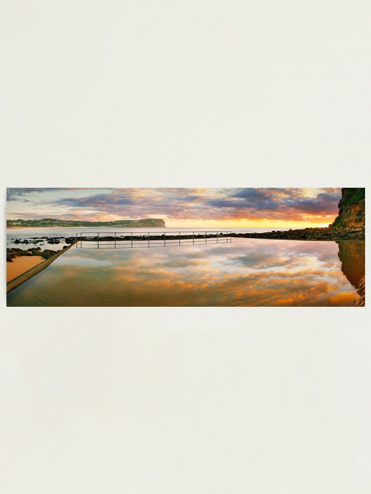 Thumbnail 1 of 3, Photographic Print, MacMasters Beach Sea Pool, New South Wales, Australia designed and sold by Chockstone.