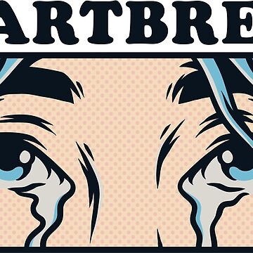 Artwork thumbnail, Heartbreak Sticker by PatternSquare