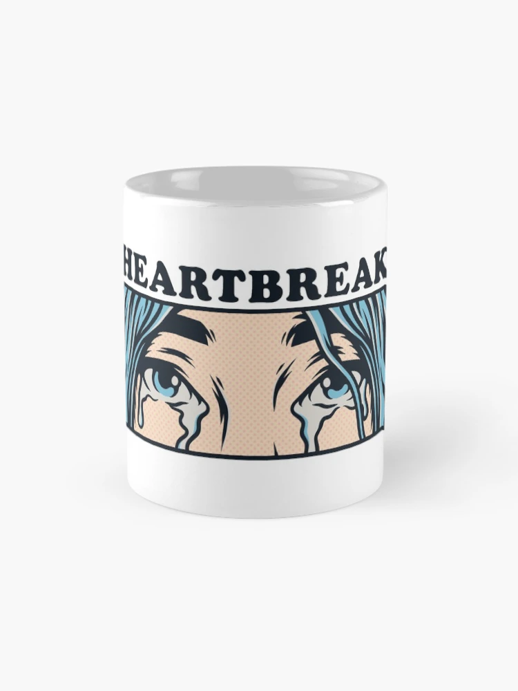Thumbnail 4 of 6, Coffee Mug, Heartbreak Sticker designed and sold by PatternSquare.
