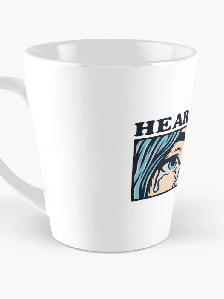 Thumbnail 3 of 4, Coffee Mug, Heartbreak Sticker designed and sold by PatternSquare.