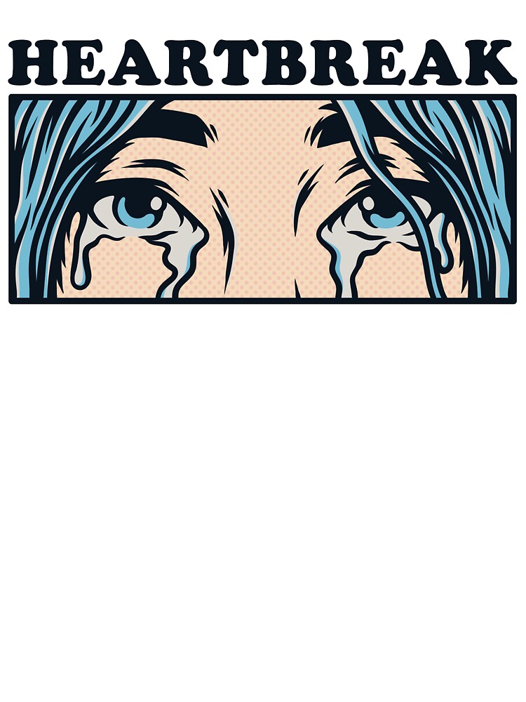 Thumbnail 7 of 7, Oversized T-Shirt, Heartbreak Sticker designed and sold by PatternSquare.