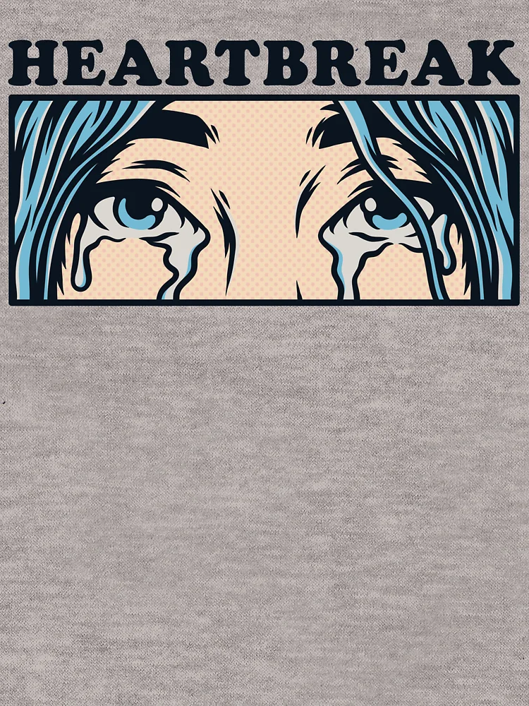 Thumbnail 6 of 6, Zipped Hoodie, Heartbreak Sticker designed and sold by PatternSquare.