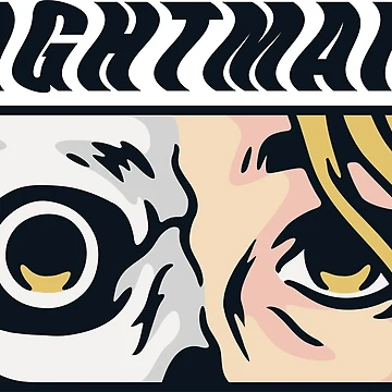 Artwork thumbnail, Nightmare Sticker by PatternSquare