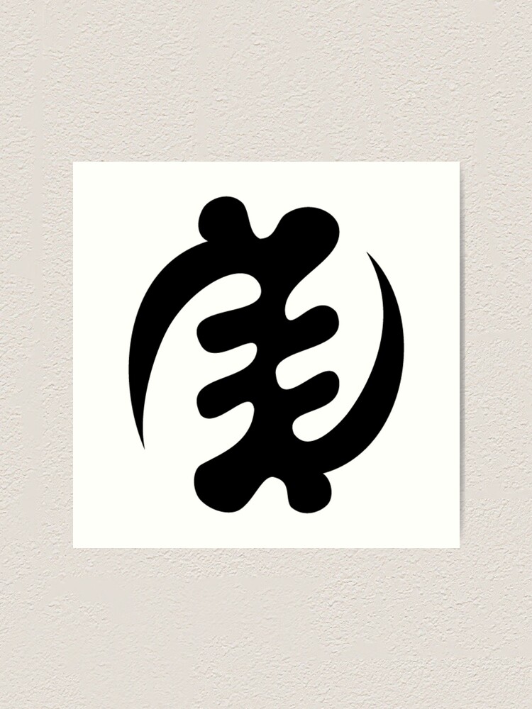 “Adinkra Symbols Series Except God " Art Print by faithnight5 | Redbubble