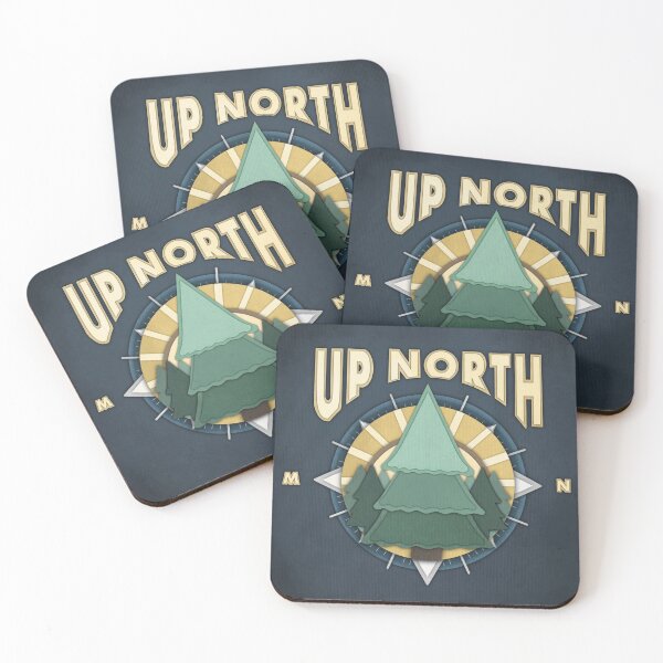 Item preview, UP NORTH || Compass Blue designed and sold by TheRaineFox.