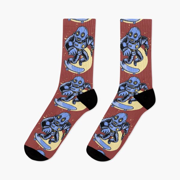 Item preview, Robot Skater with a phaser designed and sold by Sociojunkie.