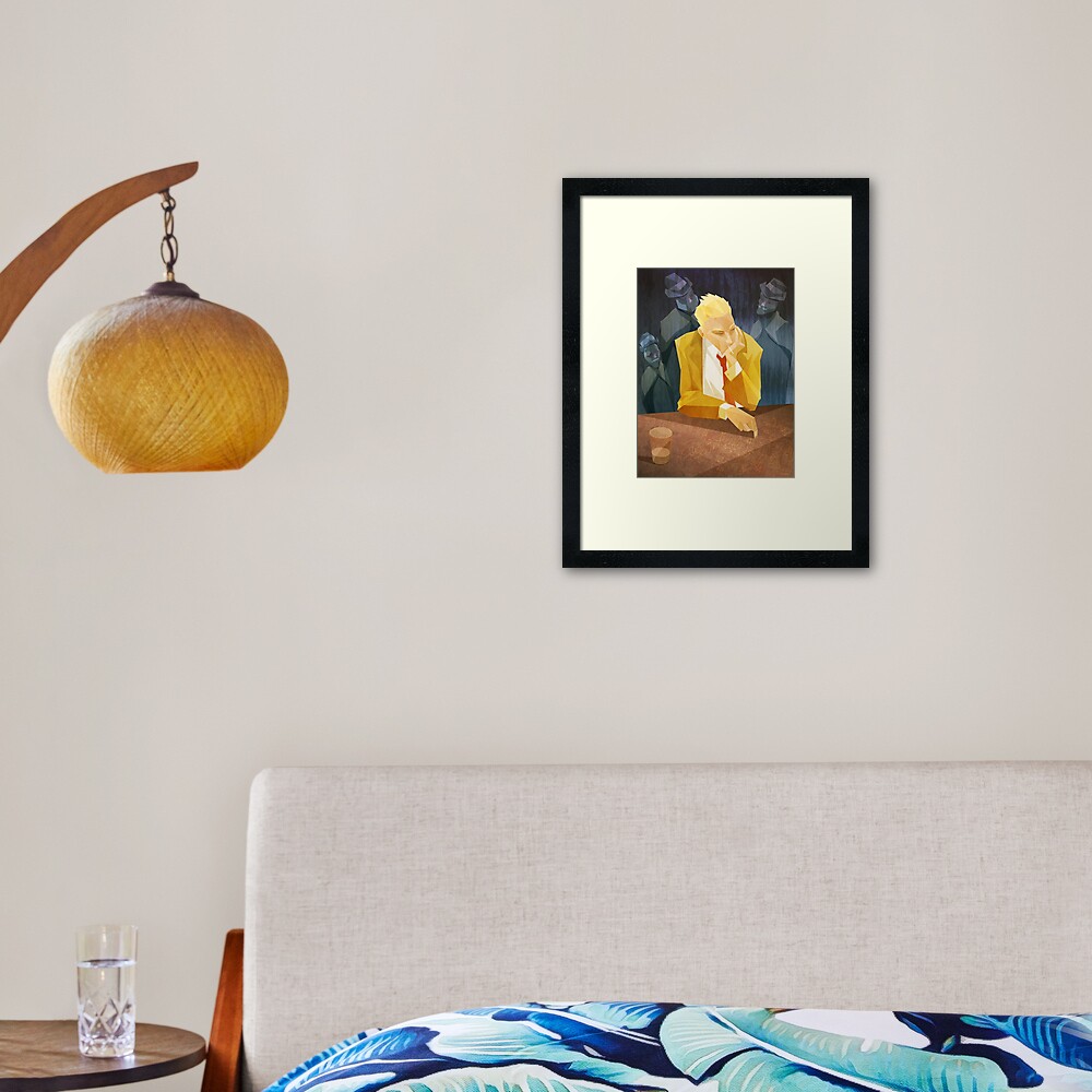 Item preview, Framed Art Print designed and sold by modHero.